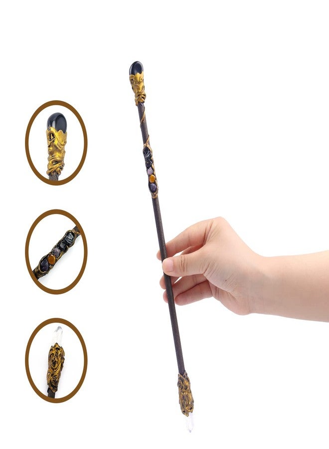Rich Boxer Fine Handcrafted Crystal Magic Wand Gemstone Magic Wand for Witches and Wizards - Image 5
